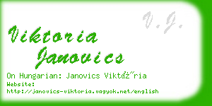 viktoria janovics business card